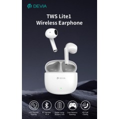 Auricolari TWS EM404 Lite1 Bluetooth 5.4 Bianchi