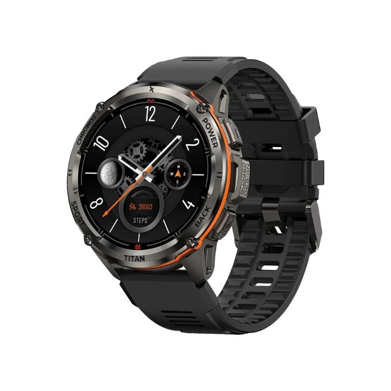 Smartwatch Maxcom FW111 Titan Chronos Con GPS Nero