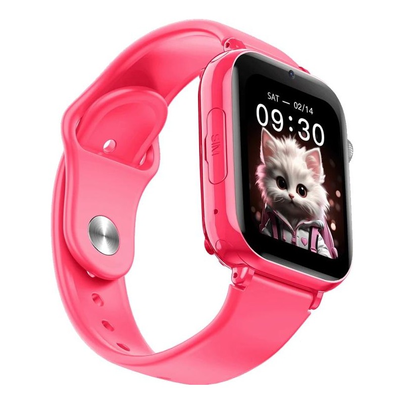Smartwatch FW59 Kiddo 4G Nano Sim Rosa GPS S.o.s. e Videochiamate
