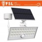 Faro da esterno solare con sensore di movimento 60W (6 led) - Bianco Staccabile