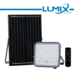 PROIETTORE SOLARE LED 3WHITE 100W + Crepuscolare