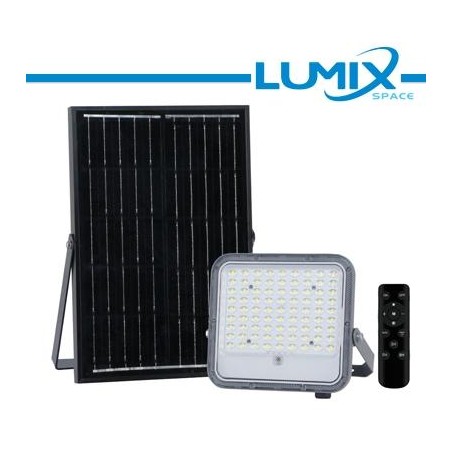 PROIETTORE SOLARE LED 3WHITE 150W + Crepuscolare