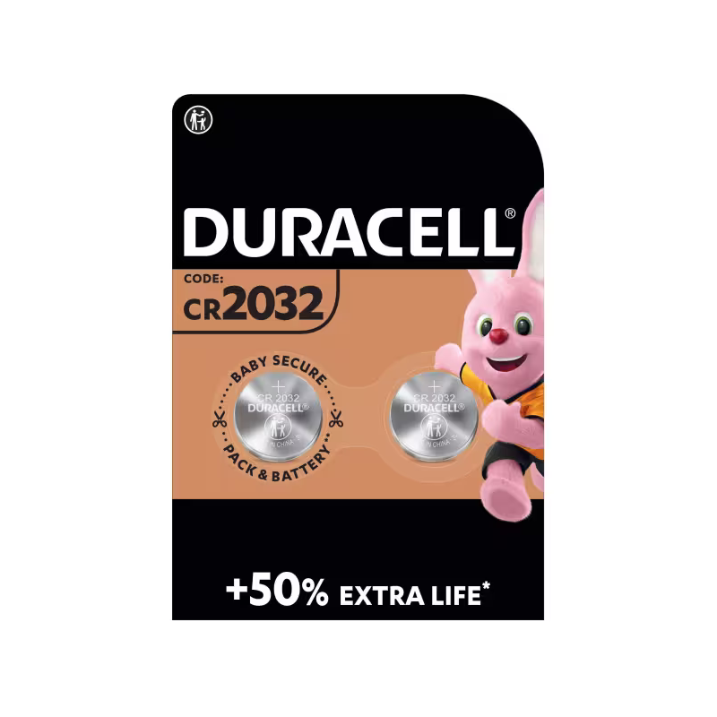 Duracell Batterie Bottone CR2032