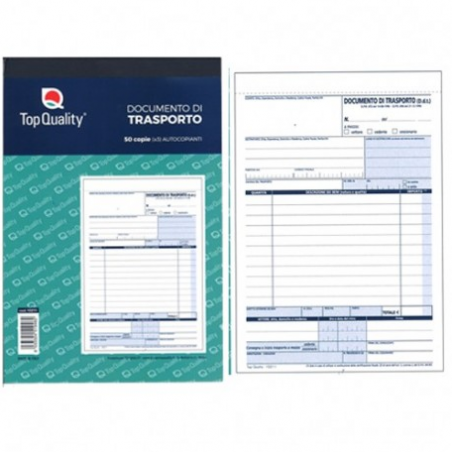 BLOCCO DOCUMENTO DI TRASPORTO 50X3