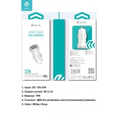 Carica batterie da auto 2 out Usb In DC 12-24V out 5V 3.1A