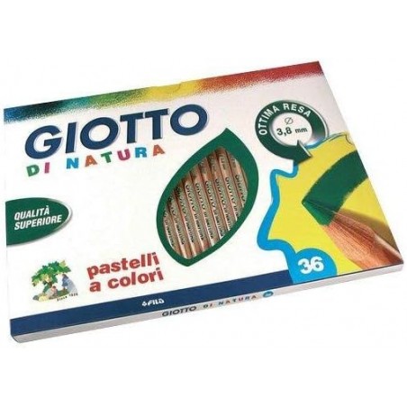 GIOTTO Di Natura - Astuccio di Matite Pastello Colorate