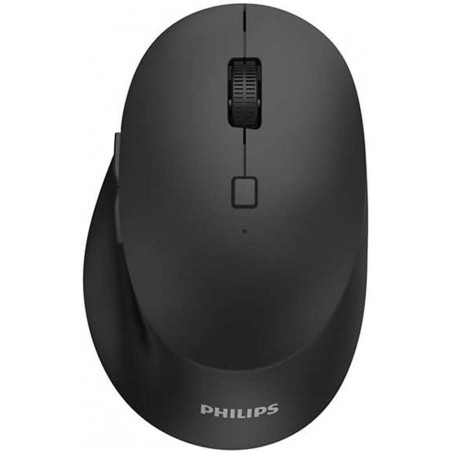 Philips SPK7507 Mouse wireless - Regolabile fino a 3200 dpi, 2,4 GHz, clic silenzioso con 6 pulsanti, colore nero