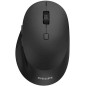 Philips SPK7507 Mouse wireless - Regolabile fino a 3200 dpi, 2,4 GHz, clic silenzioso con 6 pulsanti, colore nero