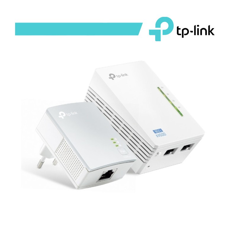 TP-Link Kit 2 powerline WiFi 2.4 GHz AV600 2+1 porte LAN - TL-WPA4220 KIT