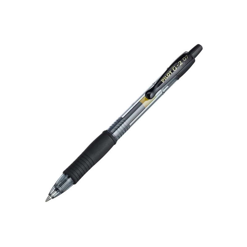 PENNA GEL A SCATTO PILOT G2, PUNTA M, INCHIOSTRO NERO BL-G2-7