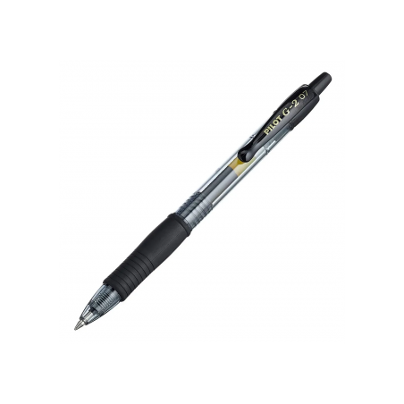 PENNA GEL A SCATTO PILOT G2, PUNTA M, INCHIOSTRO NERO BL-G2-7