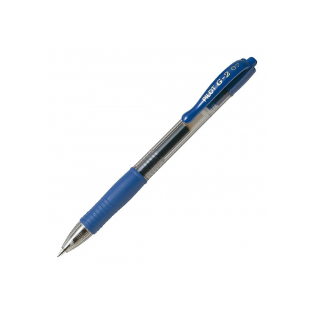 PENNA GEL A SCATTO PILOT G2, PUNTA M, INCHIOSTRO BLU BL-G2-7