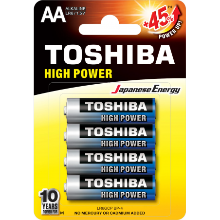 Toshiba LR6GCP BP-4 batteria domestica Batteria alcalina AA usa e getta