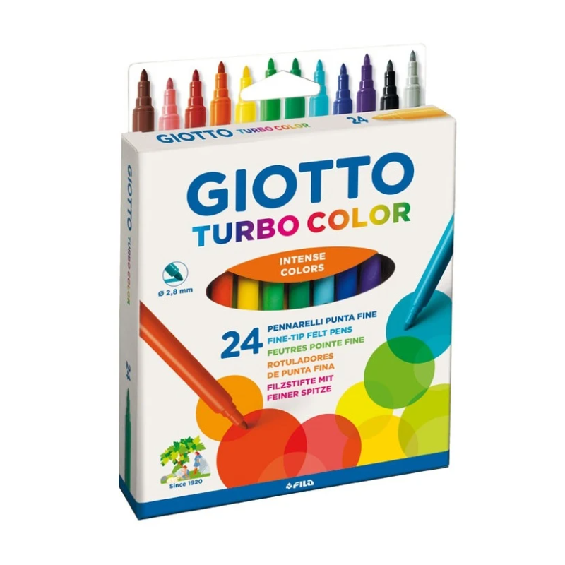 Giotto Turbo Color Tusser, 24 pz