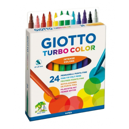 Giotto Turbo Color Tusser, 24 pz