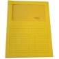 50 CARTELLINE CON FINESTRA GIALLE CARTELLE IN CARTONCINO PER ATTI SINTEX blasetti