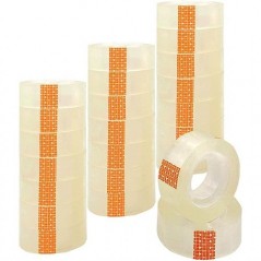NASTRO ADESIVO 19X33 ACRILICO TRASPARENTE