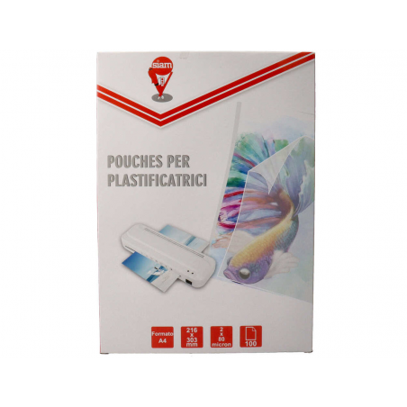Pouch 216x303mm 80mc 100 pezzi