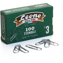 Fermagli Zincati Leone dell’Era 199923 – Confezione da 100 Pezzi, 28 mm