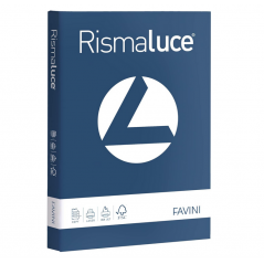Carta colorata Favini Rismaluce A4 200 g/m² – Blu di Prussia – Risma da 125 fogli