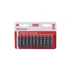 VERBATIM ALKALINE BATTERY AA 20 PACK