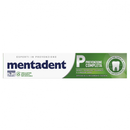 MENTADENT P DENTIFRICIO PREVENZIONE COMPLETA 75 ML - CONFEZIONE DA 3