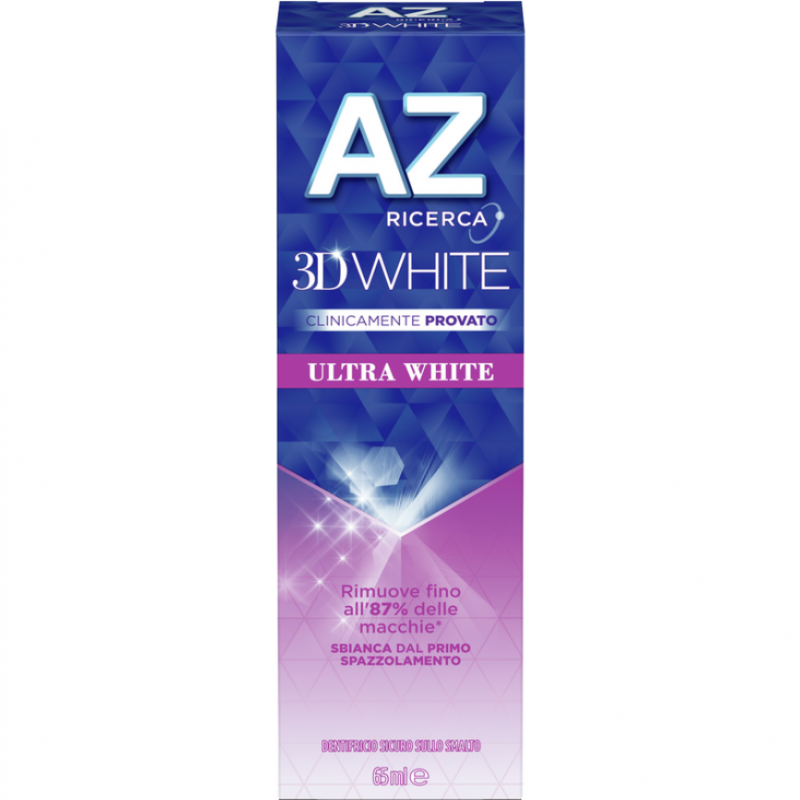 AZ DENTIFRICIO 3D WHITE ULTRA WHITE 65 ML - CF 3 pezzi