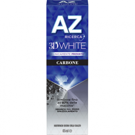 AZ DENTIFRICIO 3D WHITE CARBONE 65 ML - 3 PEZZI