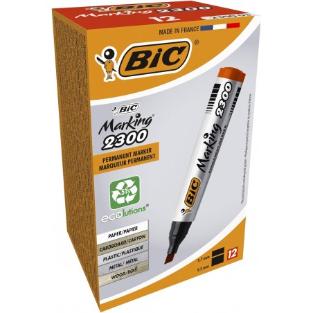 BIC Marking 2000 Pennarelli Indelebili Rossi