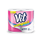 Carta Igienica Vit Compact 2 Veli 4 Rotoli – Pura Cellulosa FSC Compatta