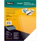 Fellowes 5375901 Copertine Rilegatrice A4 PVC 180 Micron 100 Pezzi Trasparenti