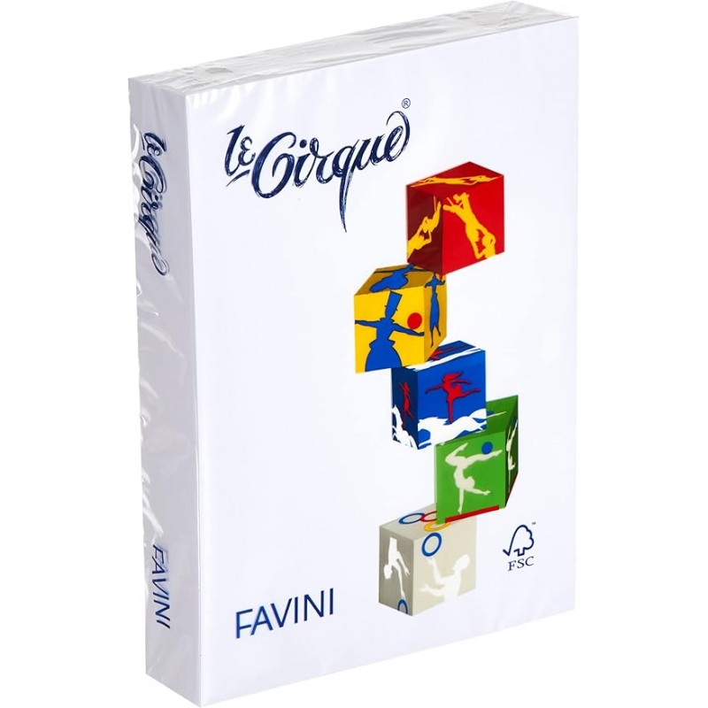 Favini Le Cirque Carta A4 Bianca 160 gr 250 Fogli – Cartoncino Stampante