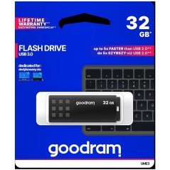 GoodRAM Pendrive 32GB BLACK USB 3.0 - retail blister - UME3-0320K0R11