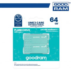 GoodRAM Pendrive 64GB UME3 - ANTIBATTERICA - USB3.0 - 2-pack - UME3-0640CRR11-2P