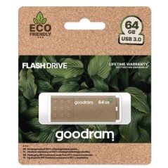 GoodRAM Pendrive 64GB UME3 GREEN USB 3.0 - retail blister - UME3-0640EFR11