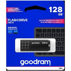 GoodRAM Pendrive 128GB BLACK USB 3.0 - retail blister - UME3-1280K0R11
