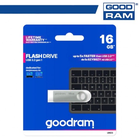 GoodRAM Pendrive 16GB UNO3 USB 3.2 - retail blister - UNO3-0160S0R11