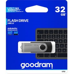 GoodRAM Chiavetta/Pendrive USB Twister 32GB nera USB 2.0 - UTS2-0320K0R11