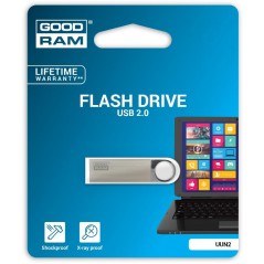 GoodRAM Pendrive 64GB UNN2 metal USB 2.0 - retail blister - UUN2-0640S0R11